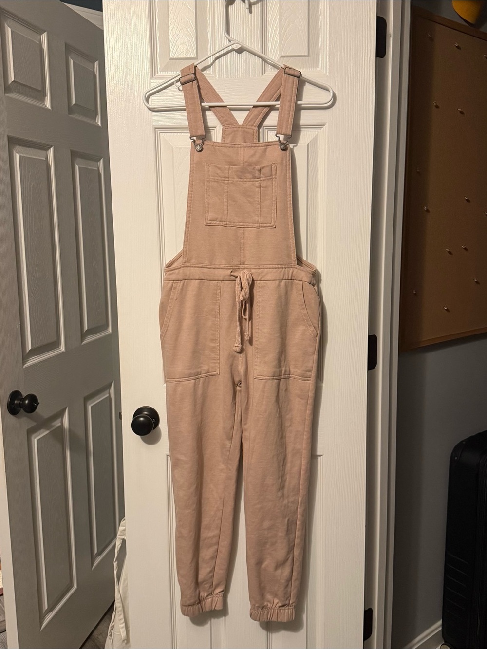 S Light Pink Jogger Overalls